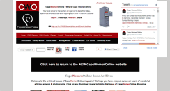 Desktop Screenshot of capewomenonline.com